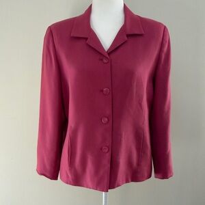 Pendleton Women's Pink Sports Jacket Blazer 14 Petite